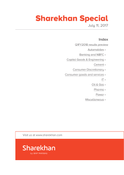 Sharekhan Special