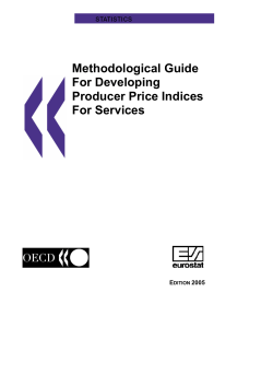 Methodological Guide for Developing Producer Price