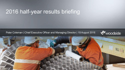 2015 Investor Briefing - Strategy Day