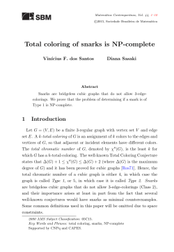 Total coloring of snarks is NP-complete