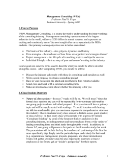 Management Consulting