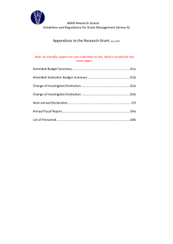 Guidelines for Preparation of Research Propos