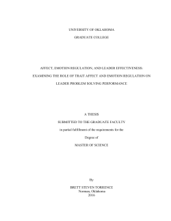 Master`s Thesis Template