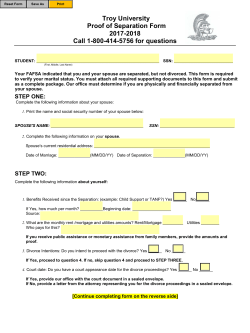 Proof of Separation Form