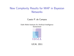 New Complexity Results for MAP in Bayesian Networks - ijcai-11