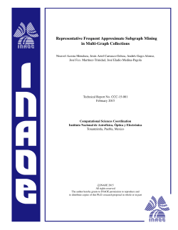 Representative Frequent Approximate Subgraph Mining in