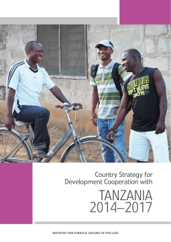 TANZANIA 2014&ndash;2017