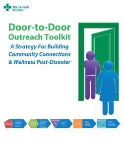 Door-to-Door Outreach Toolkit: A Strategy For Building Community