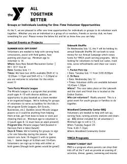 all together better - Duluth Area Family YMCA