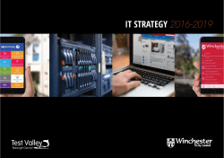 it strategy 2016-2019 - Winchester City Council