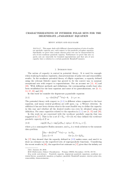 Characterizations of interior polar sets for the