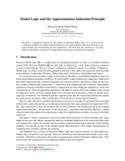 Modal Logic and the Approximation Induction Principle