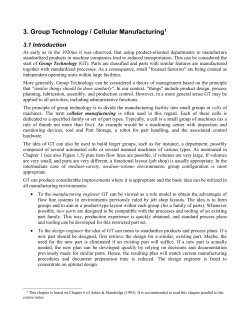 3. Group Technology / Cellular Manufacturing[1]