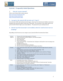 Lyterati - Frequently Asked Questions