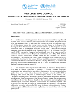 CD55/16 Strategy for Arboviral Disease Prevention and Control