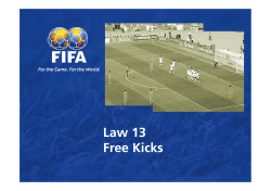 Law 13 Free Kicks