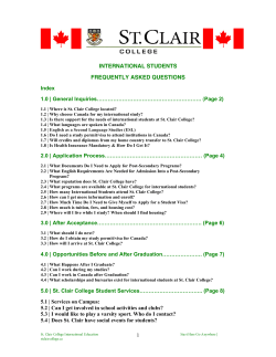 International Education F.A.Q