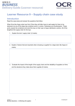 GCSE (9-1) Business Learner resource 9