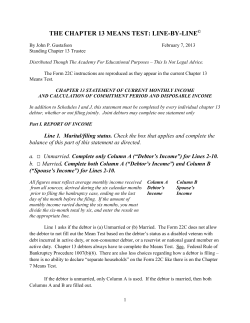 Chapter 13 Means Test - Dayton Chapter 13 Website