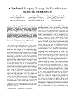 A Set-Based Mapping Strategy for Flash-Memory