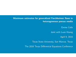 Maximum Estimates for Forchheimer fluid flows