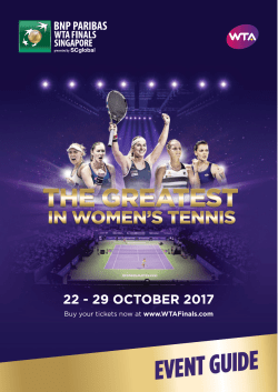 Event Guide - WTA Finals