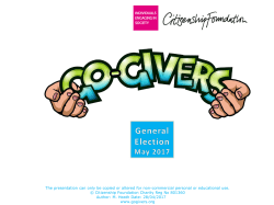 General Election &ndash; KS1 - Health Education Partnership