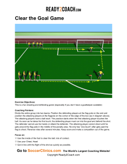 READY2COACH.com Clear the Goal Game