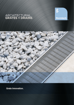 architectural grates + drains