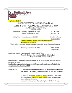 havre festival days 23rd annual craft show