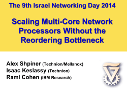 Scaling Multi-Core Network Processors Without the Reordering
