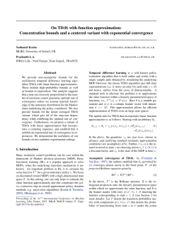 On TD(0) with function approximation:Concentration bounds and a