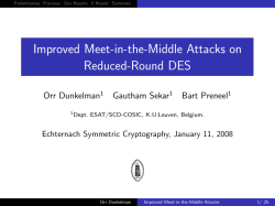 Improved Meet-in-the-Middle Attacks on Reduced