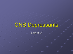 CNS Depressants