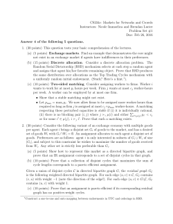 CS234r: Markets for Networks and Crowds