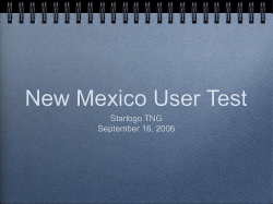 StarLogo TNG user test from MIT