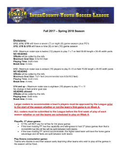 Fall 2017 &ndash; Spring 2018 Season Divisions
