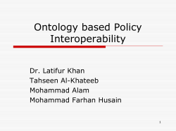 Policy Interoperability