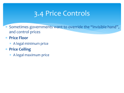 3.4 Price Controls - Meant4Teachers.com
