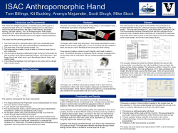 ISAC Anthropometric Hand Kit Buckley, Tom Billings, Ananya