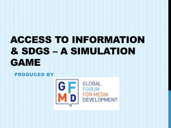 idriving development - Global Forum for Media Development