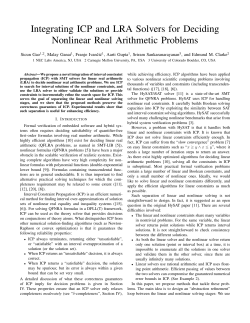 Integrating ICP and LRA Solvers for Deciding Nonlinear Real