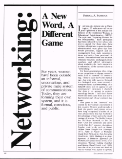 A New Word, A Different Game
