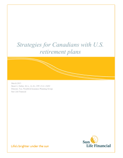 Strategies for Canadians with US retirement plans