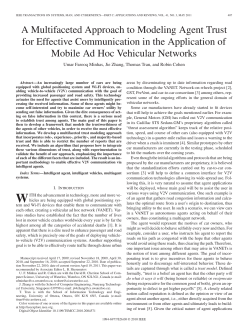 A Multi-faceted Approach to Modeling Agent Trust for Effective