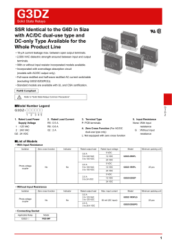 SSR Identical to the G6D in Size with AC/DC dual