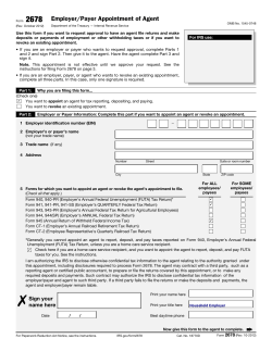 Form 2678 (Rev. October 2012)