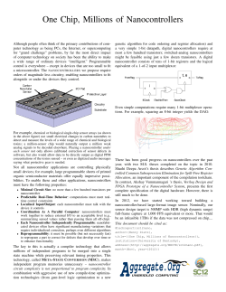 One Chip, Millions of Nanocontrollers