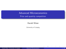 Advanced Microeconomics
