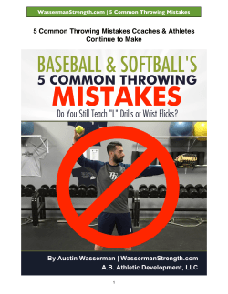 FREE 5 Common Throwing Mistakes - Tampa HeatWave